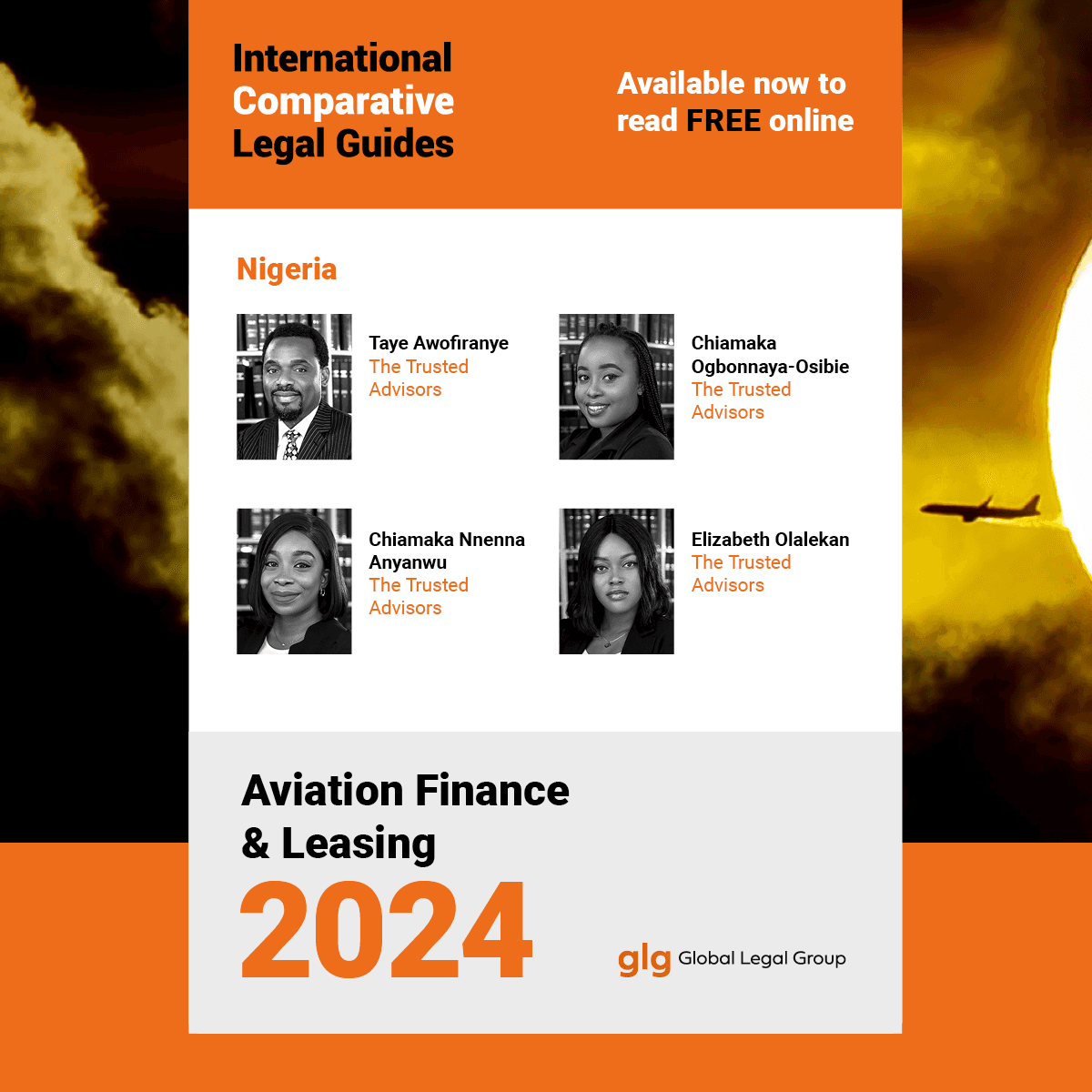 The Trusted Advisors publishes the Nigeria Chapter of ICLG 2024 on Aviation Finance and Leasing