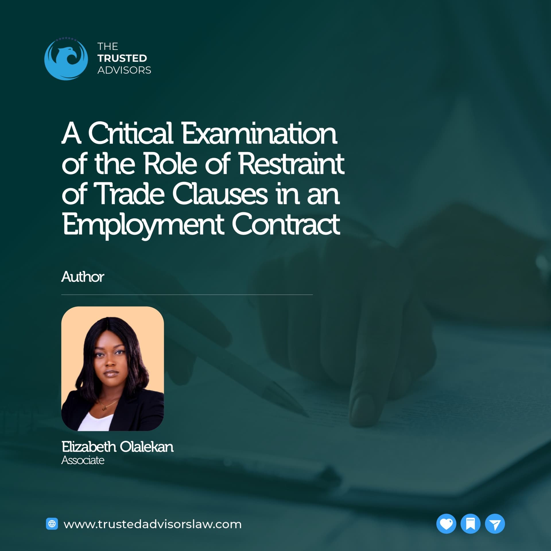 The Role of Restraint of Trade Clauses in Employment Contracts