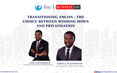 Transitioning AMCON – The Choice Between Winding Down and Privatisation