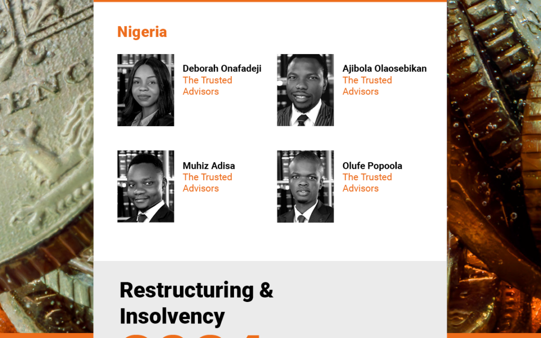 Nigeria Chapter of ICLG 2024 on Restructuring and Insolvency | The Trusted Advisors