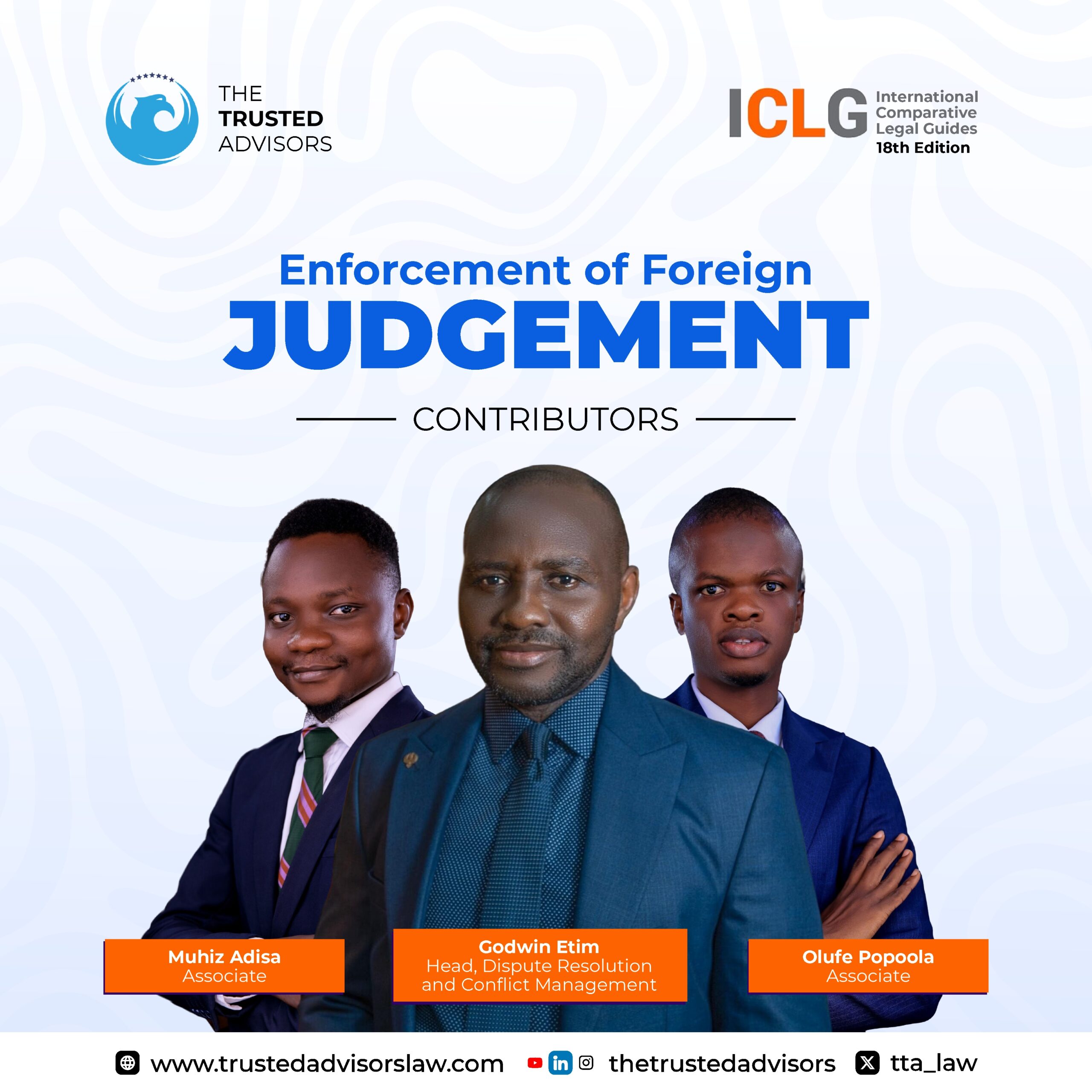 Enforcement of foreign judgement in Nigeria by The Trusted Advisors